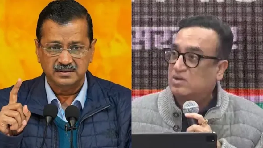 Arvind Kejriwal and Ajay Maken