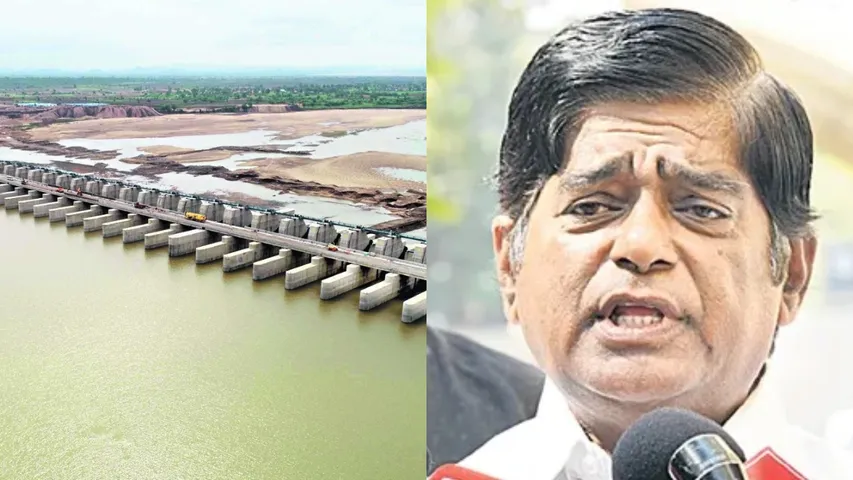 Medigadda barrage and former TSIDC chairman Prakash