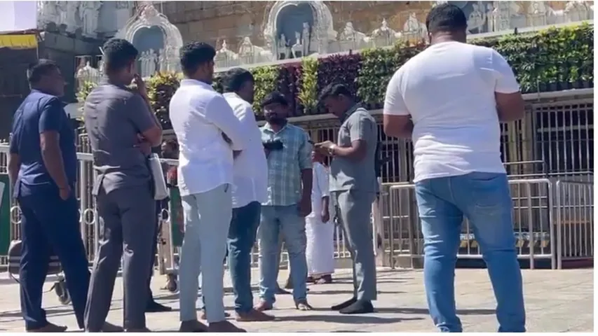 Photoshoot Controversy in Tirumala