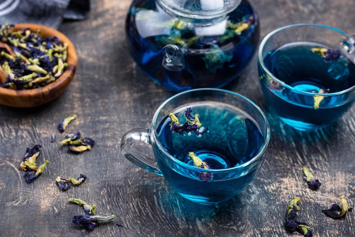 Blue tea