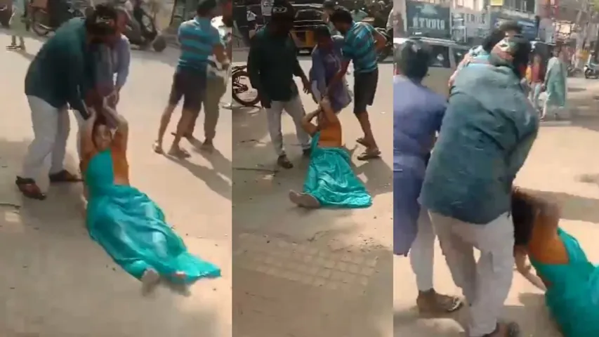 vizag crime 3 persons attacking on women