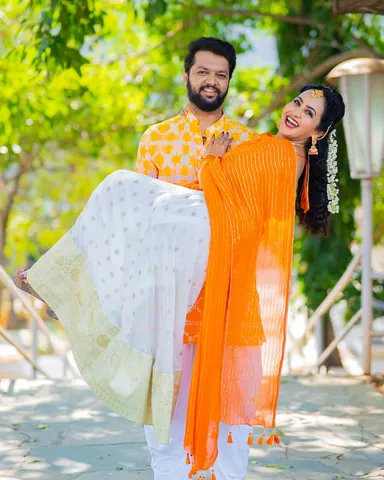 lasya with husband shoot