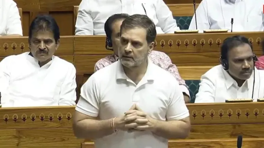 Rahul Gandhi in Lok sabha