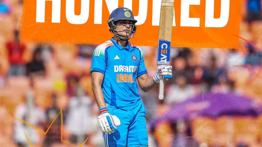 ind vs eng 3rd odi team india opener Shubman Gill 100 runs completed
