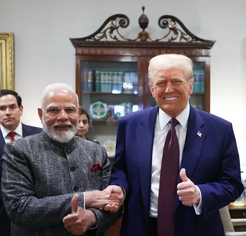 Modi-Trump new photos