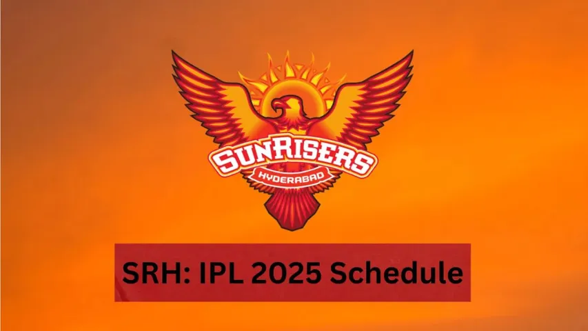 ipl 2025 schedule sunrisers hyderabad