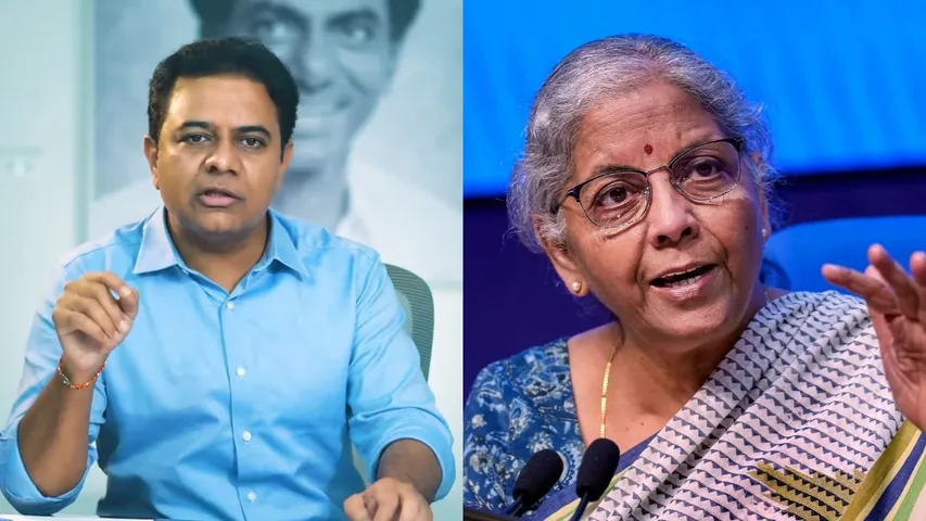 KTR and Nirmala Sitharaman