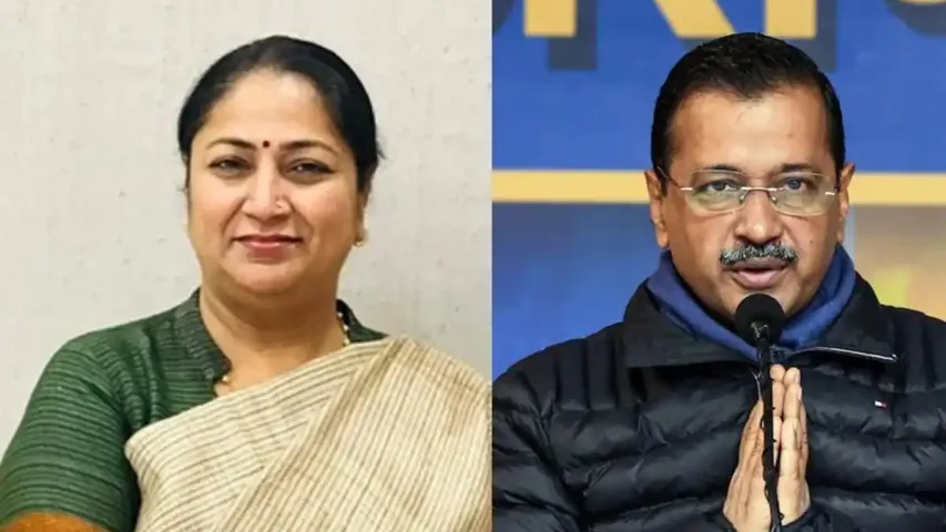 CM Rekha Gupta and Arvind Kejriwal