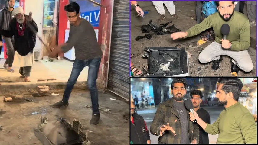 team India victory Pakistan people breaking TV video viral