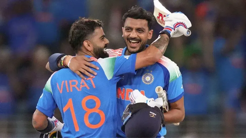 Axar Patel interesting comments on Virat Kohli century