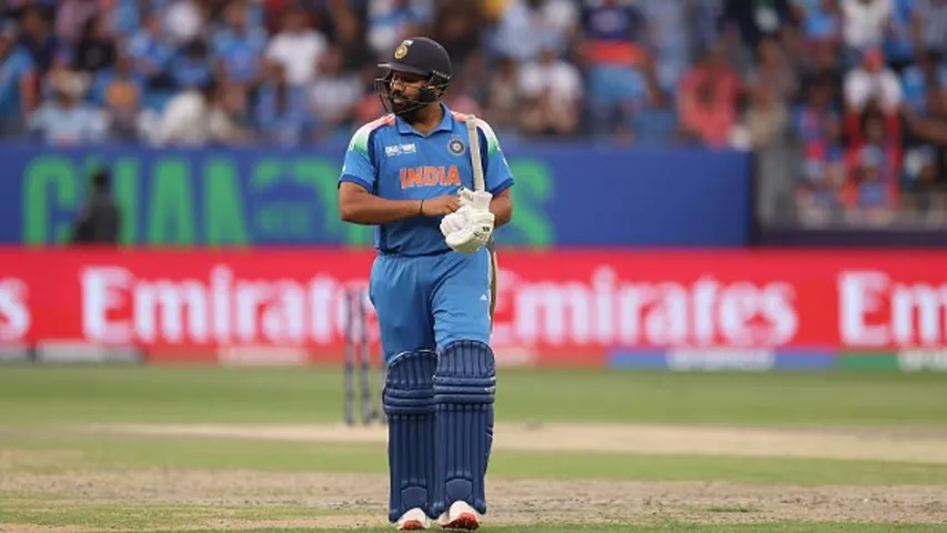 rohit  out 