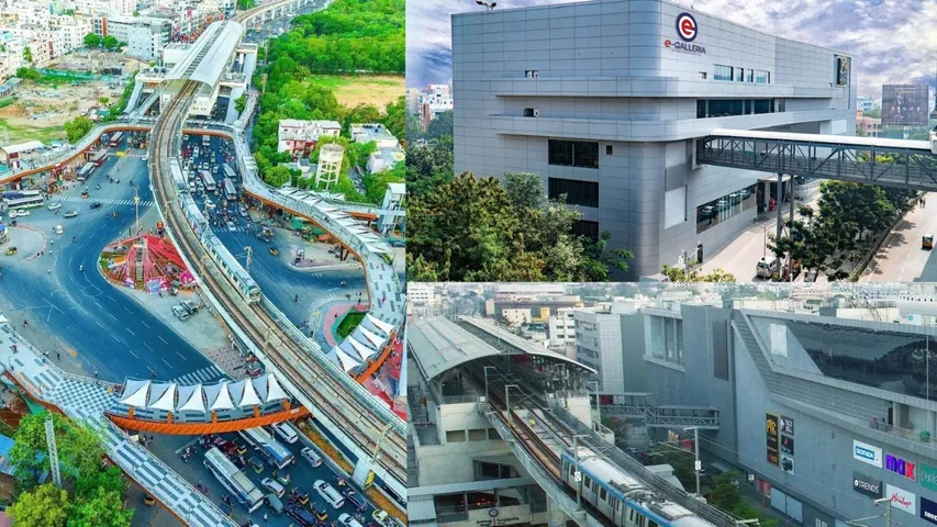 Hyderabad Skywalks from Metro Stations to Commercial, Residential Complexes