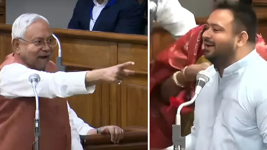 CM Nitish Kumar and Tejaswi yadav