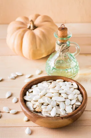 Soaked pumpkin seeds 