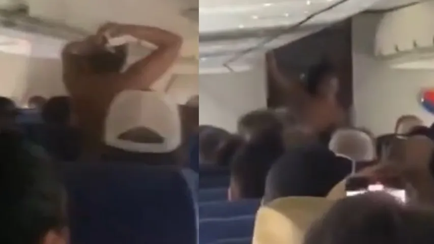 Woman strips naked, screams on Southwest flight