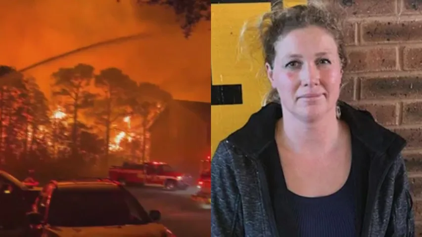 Woman arrested for allegedly sparking massive wildfire in South Carolina