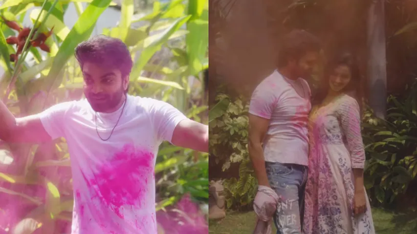 anchor pradeep holi
