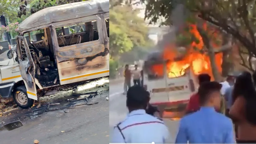 bus fire accident