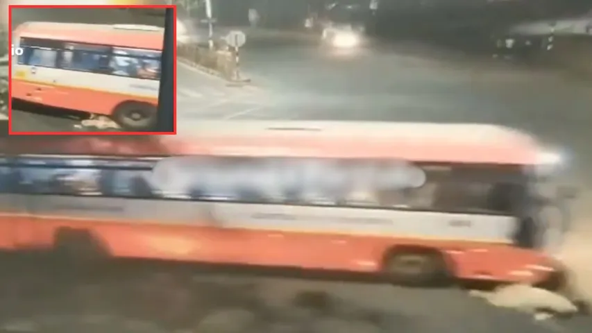 KSRTC Bus Runs Over Woman In Tumakuru Kills On Spot (1)