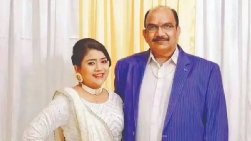 Gujarati father and daughter