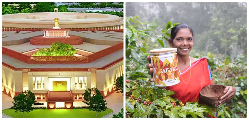 Araku Coffee in Parliament