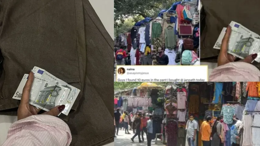 Delhi Girl Finds 10 Euros Inside Pant Purchased From Janpath Market