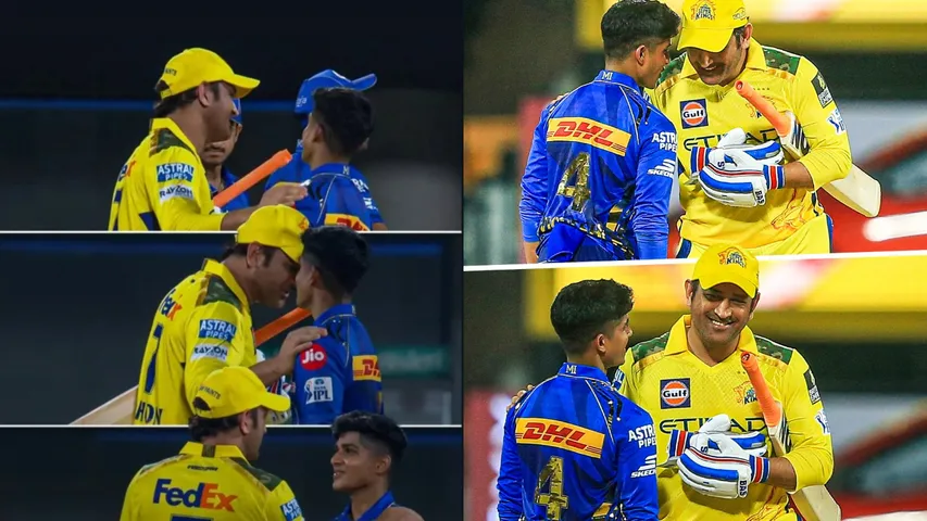 dhoni and vignesh 