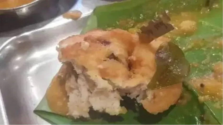 Blade found eating bajji at east godavari district of ap