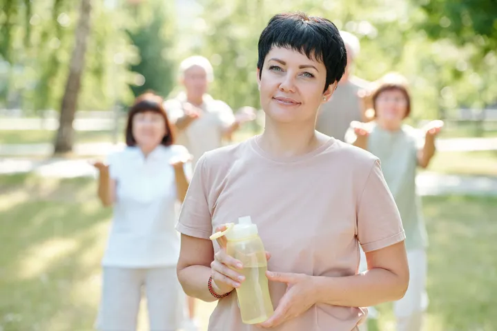 Healthy person 