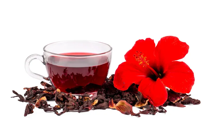 Hibiscus flower tea 