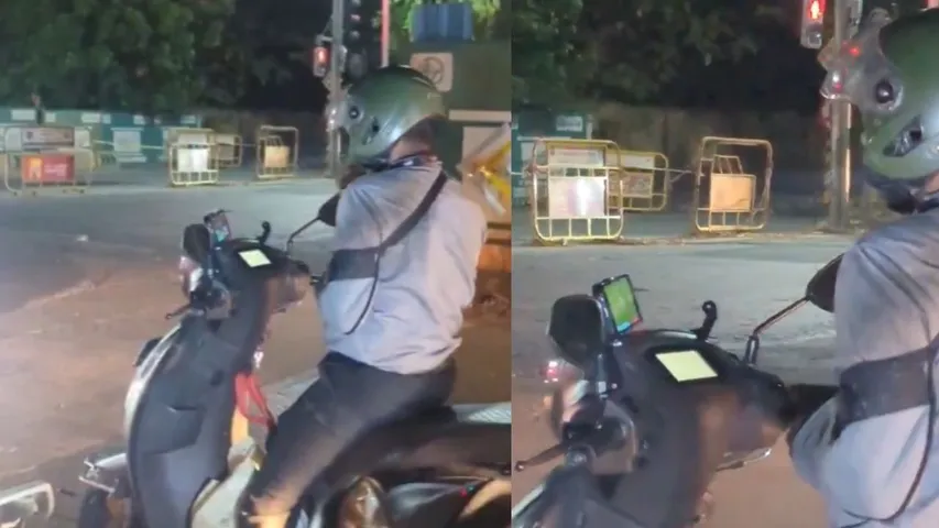 Bengaluru biker fined for watching IPL match while riding