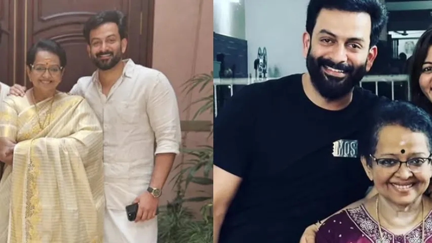Prithvi raj Sukumaran mother over income tax notice