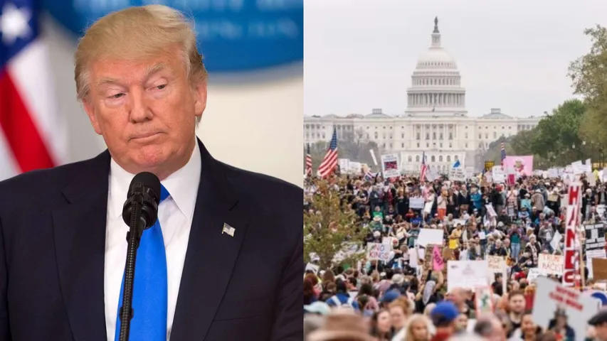 Public Protest Against Donald Trump