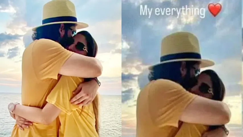 Akhil Akkineni with fiancée zainab   
