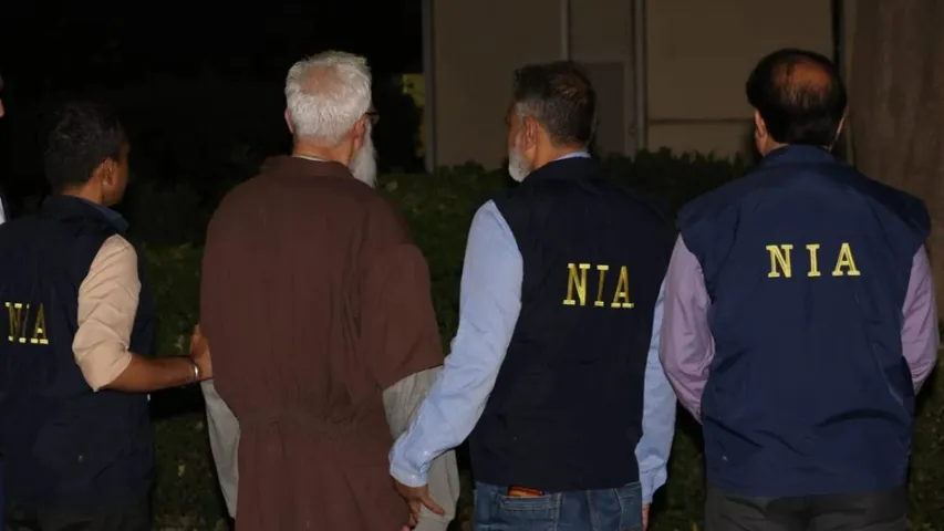 Tahawwur Rana With NIA Officials