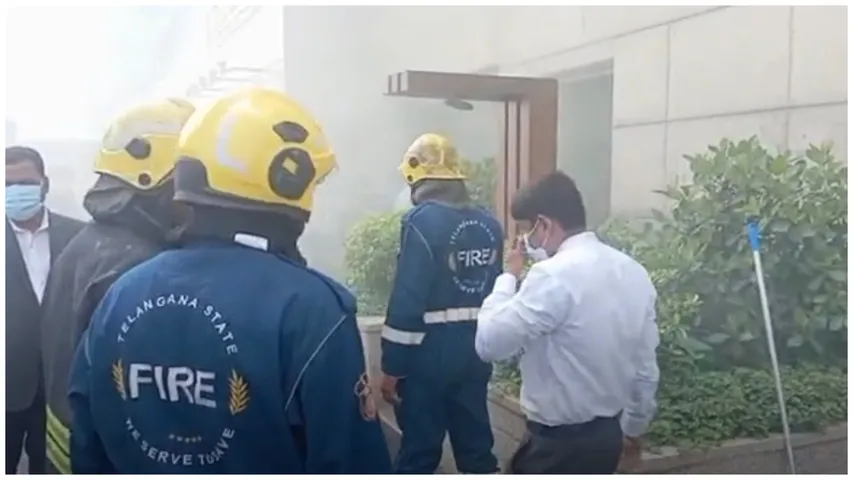 fire accident in hotel