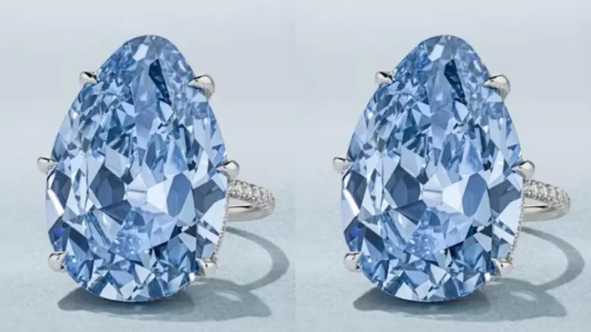 Rare Golconda blue diamond with royal ties heads to auction in Geneva