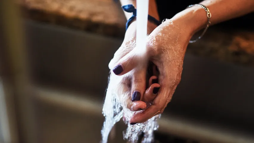 Washing hands