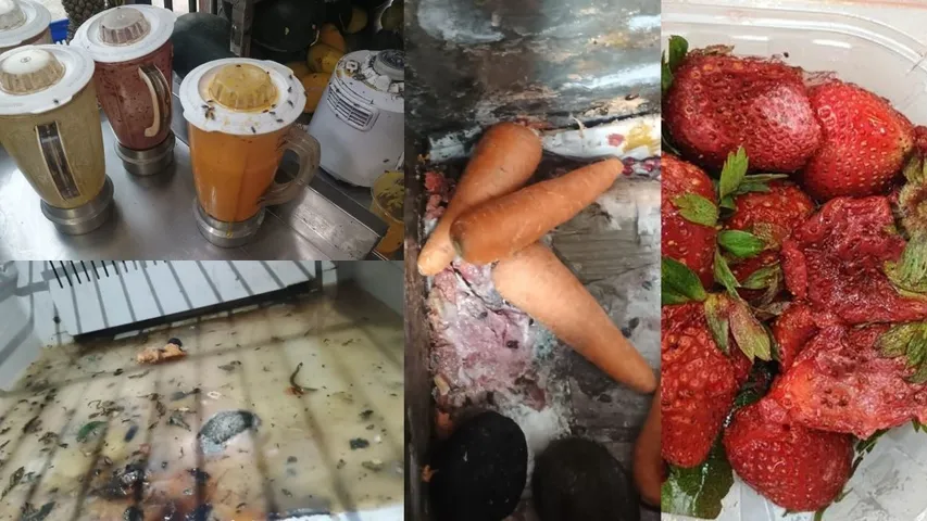 Food safety officials raided several shops in Hyderabad