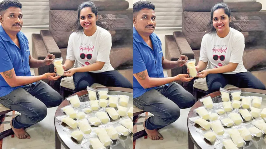 Vijayawada women donated mothers milk 