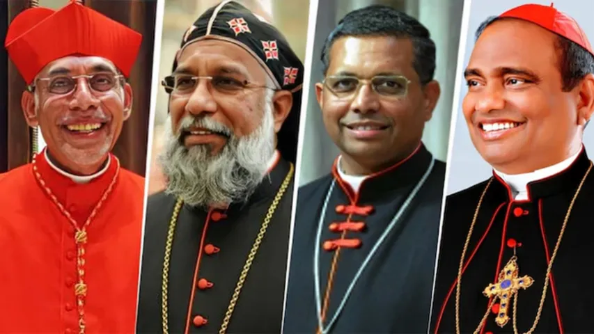 four Indian cardinals