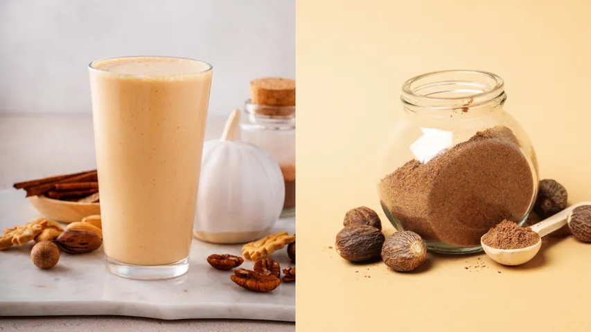 Nutmeg and milk