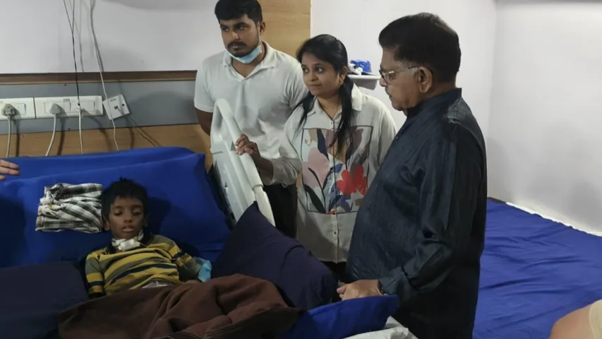 allu Aravind visited hospital to look sree tej condition 