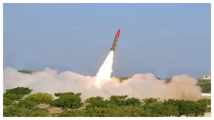 Pakistan launches missile again