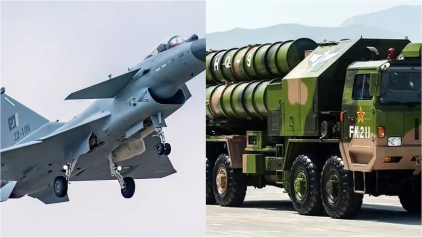 China fire jets