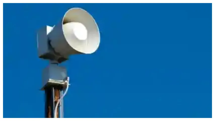 Sirens sounded in Chandigarh.