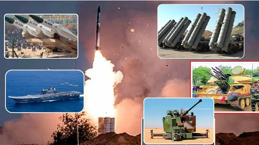 _INS Vikrant, Akash missile system, S400, ZSU-23-4 Shilka, L70  (1)