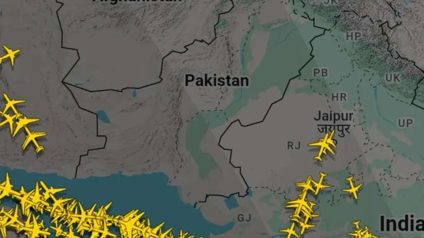 pakistan air space