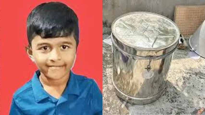 NTR District boy died after being trapped in a rice box