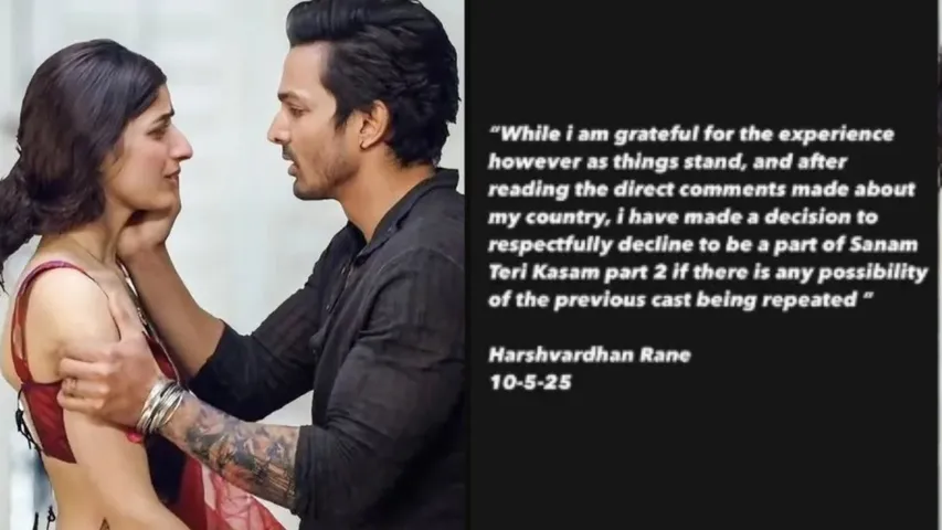 Sanam Teri Kasam sequel hero harshvardhan post 